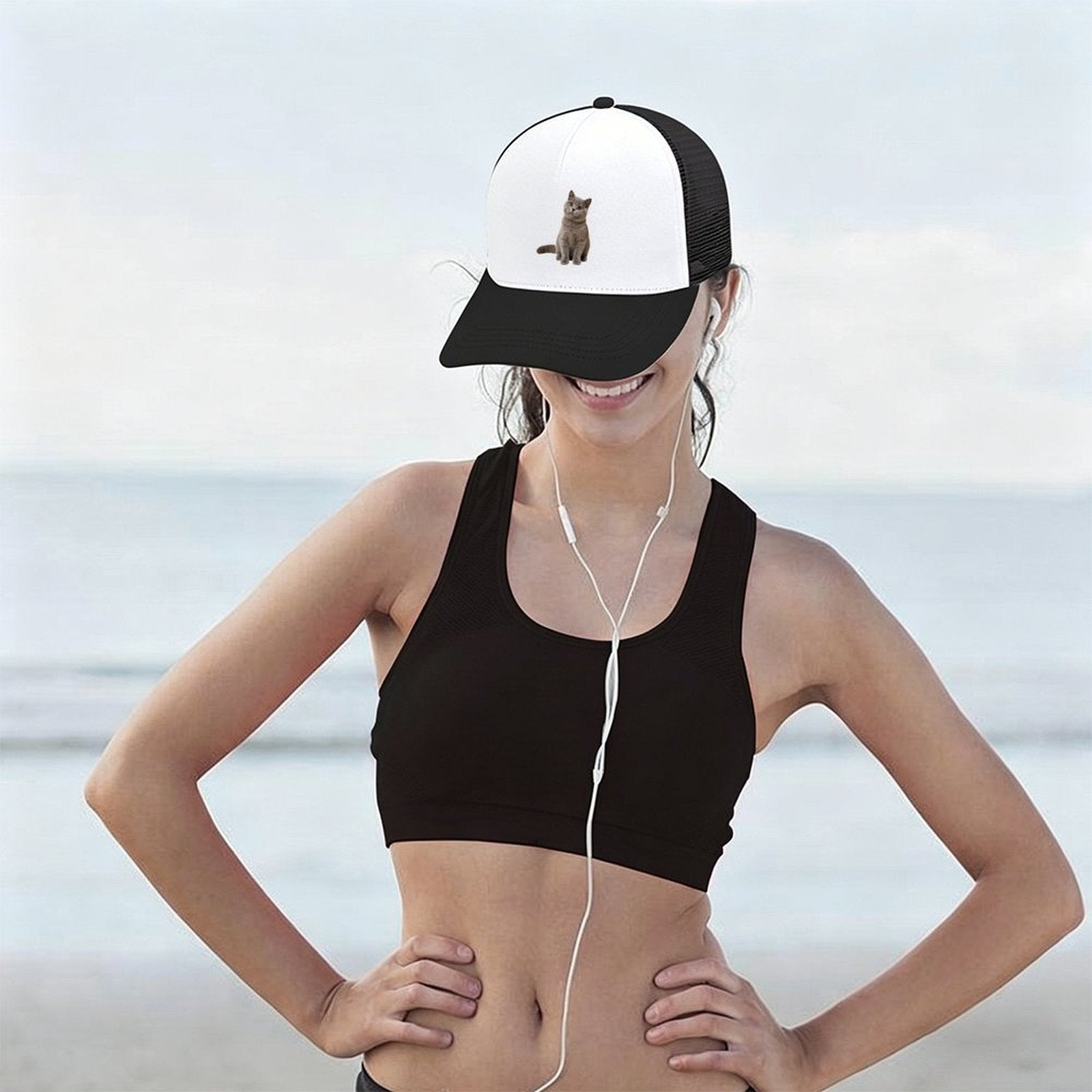 Adult Mesh Baseball Cap.